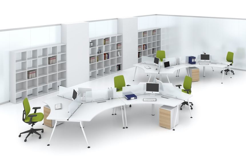 Làm mới không gian văn phòng bằng các mẫu ghế nhân viên hiện đại