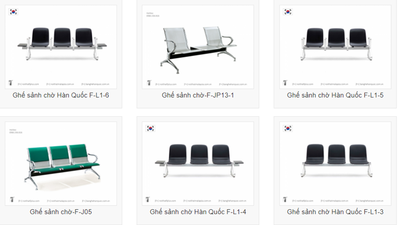 Các mẫu ghế ngồi phòng chờ đẹp khác của Nội thất F plus