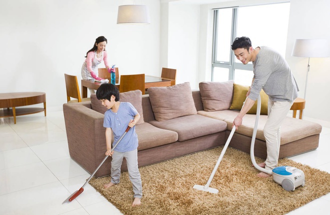 thường xuyên vệ sinh nhà cửa