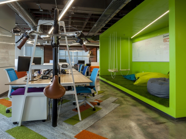 Thiết kế nội thất văn phòng cực sáng tạo tại Gentera Innovation Lab - Mexico City