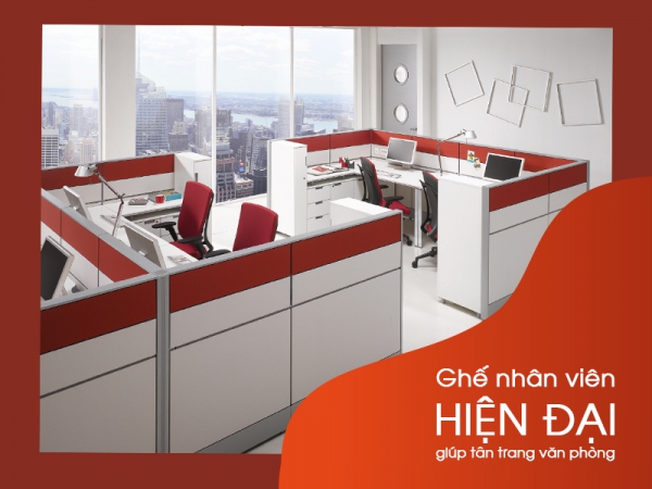 Ghế nhân viên hiện đại - giải pháp tân trang không gian văn phòng