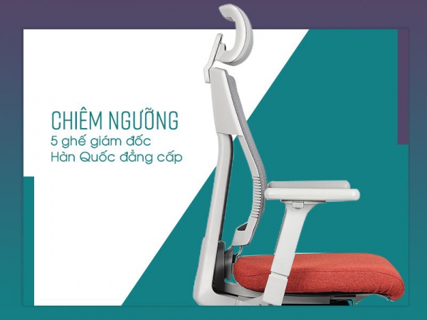 Chiêm ngưỡng top 5 mẫu ghế giám đốc nhập khẩu Hàn Quốc cực sang