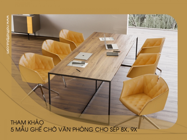 5 mẫu ghế phòng chờ đẹp đỉnh cao cho văn phòng sếp 8x, 9x