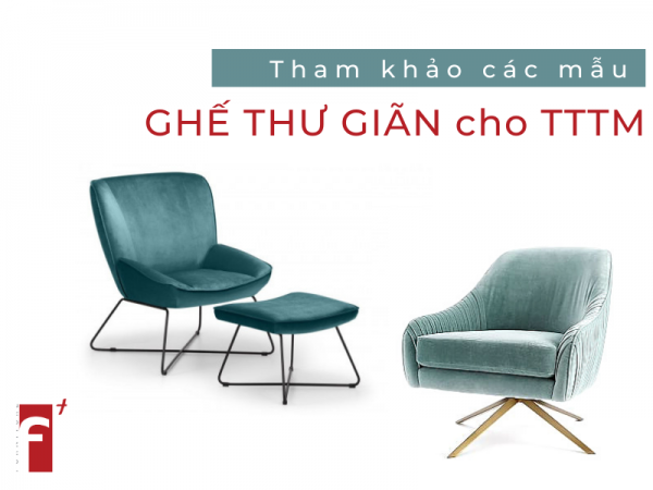 Các mẫu ghế thư giãn cho trung tâm thương mại