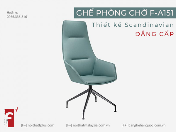 Ghế phòng chờ F-A151A - đẳng cấp phong cách Scandinavian