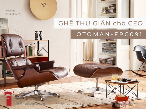 Ghế thư giãn cho CEO công nghệ OTOMAN-FPC091