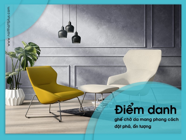 List các mẫu ghế phòng chờ bọc da có thiết kế đột phá, ấn tượng