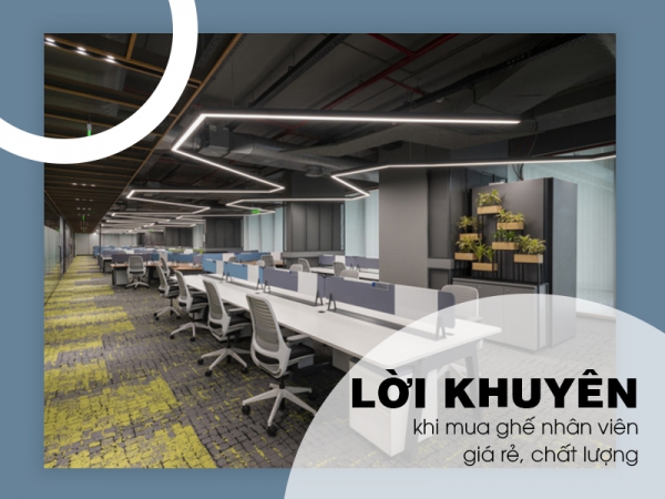 Lưu ý để chọn mua được ghế nhân viên giá rẻ, chất lượng tốt