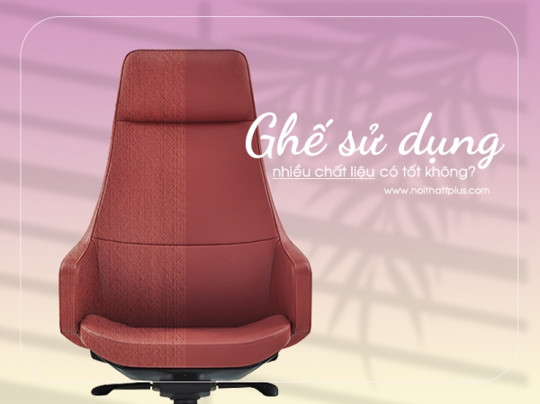 Ưu nhược điểm của ghế nhân viên xoay sử dụng nhiều chất liệu