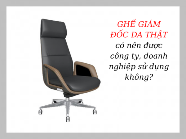 Công ty, doanh nghiệp có nên dùng ghế giám đốc bằng da thật?