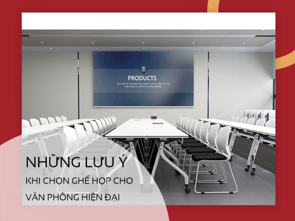 5 chú ý khi chọn ghế phòng họp cho văn phòng hiện đại