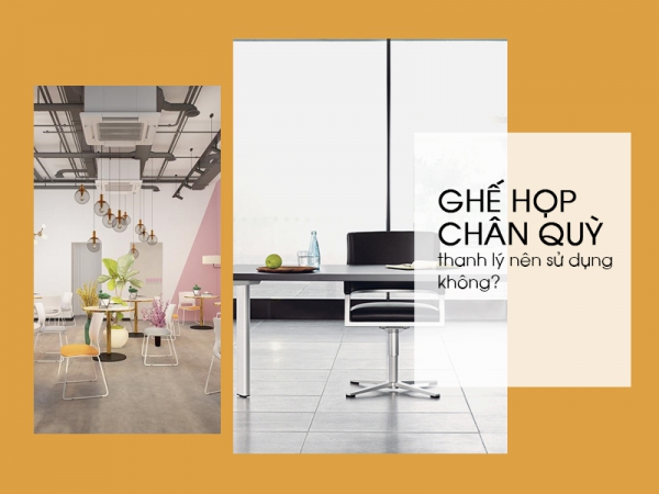 Có nên sử dụng ghế phòng họp chân quỳ thanh lý không?
