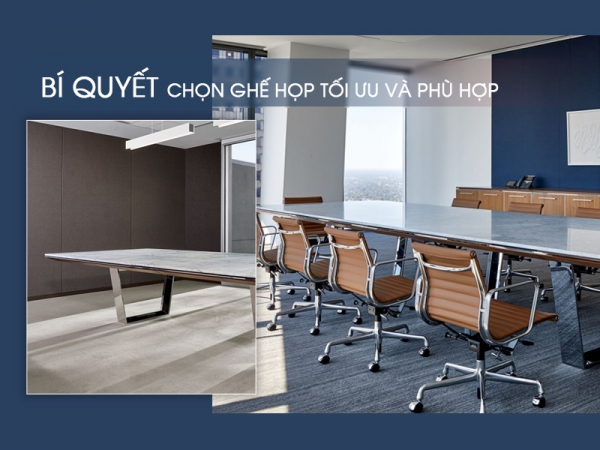 Tư vấn chọn ghế phòng họp tối ưu và phù hợp nhất