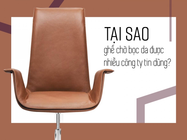 Vì sao ghế phòng chờ bọc da được nhiều công ty tin dùng?