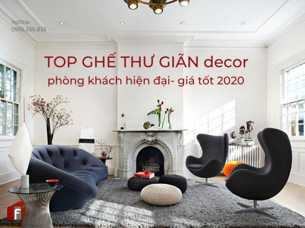 Top ghế thư giãn decor phòng khách hiện đại giá tốt 2020