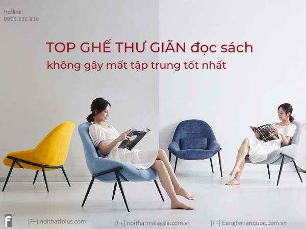 Top ghế thư giãn đọc sách không gây mất tập trung
