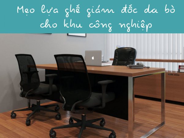 Cách lựa chọn ghế giám đốc da bò cho khu công nghiệp