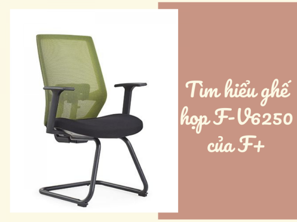 Ghế nhựa phòng họp xanh F-V6250 của Nội thất F plus