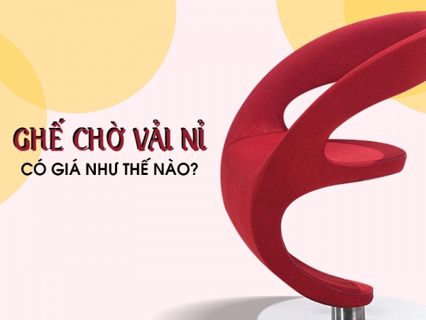 Ghế phòng chờ vải nỉ giá bao nhiêu?