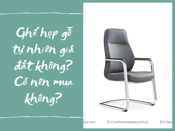 Ghế phòng họp gỗ tự nhiên có đắt không? Có nên mua không?