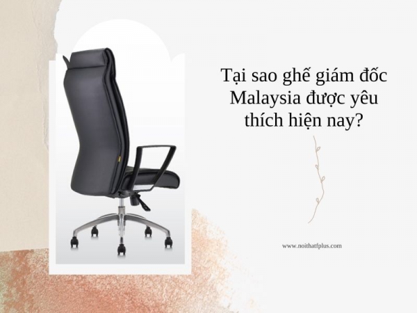 Vì sao ghế giám đốc Malaysia được ưa chuộng hiện nay?