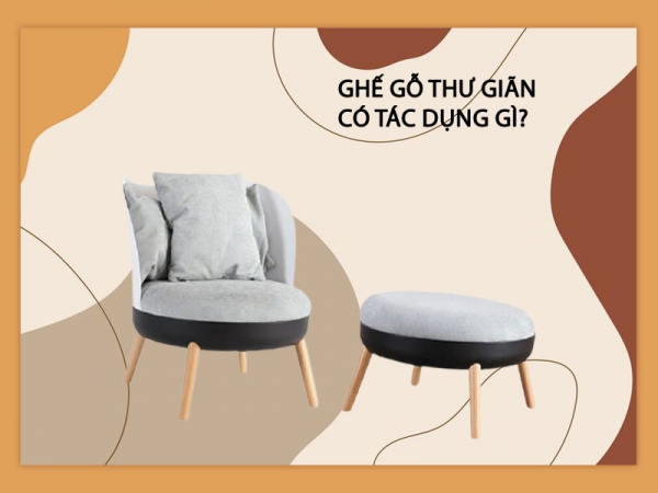 Công dụng của ghế gỗ thư giãn