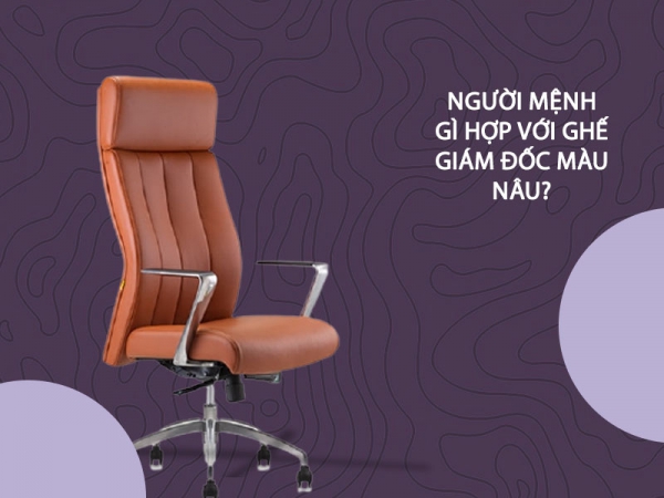 Ghế giám đốc màu nâu hợp với người mệnh gì?