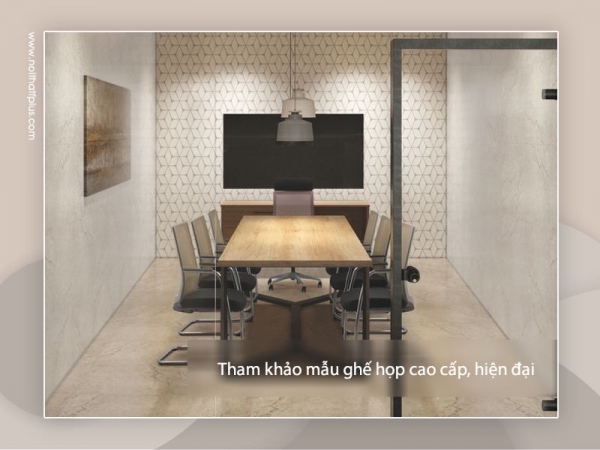 Top ghế phòng họp chân quỳ cao cấp, hiện đại