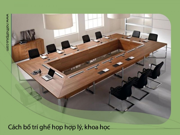 Hướng dẫn bố trí ghế phòng họp hợp lý và khoa học