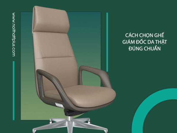 Hướng dẫn chọn ghế giám đốc bằng da thật đúng chuẩn